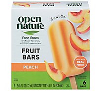 O Organics Fruit Bar Peach - 6-2.45 FZ