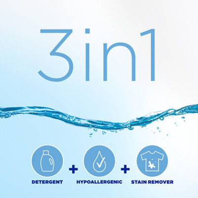 Tide Free & Gentle HE Compatible Liquid Laundry Detergent 64 Loads - 92 Fl. Oz. - Image 2