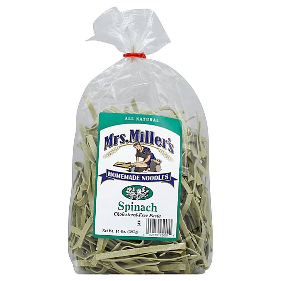 Mrs Millers Nooodles Spinach - 16 OZ
