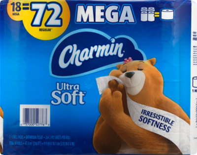 Charmin Ultra Soft Toilet Paper 264 Sheets Per Mega Roll - 18 Roll - Image 2