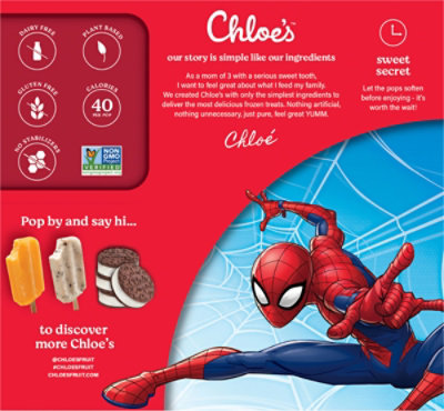 Chloe's Spider-Man Strawberry-Lemonade Pops - 10-1.5 Fl. Oz. - Image 6