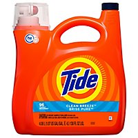 Tide Clean Breeze HE Compatible Liquid Laundry Detergent 96 Loads - 138 Fl. Oz. - Image 3
