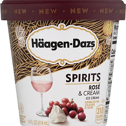 Haagen-Dazs Spirits Rose And Cream - 14 FZ - Image 2