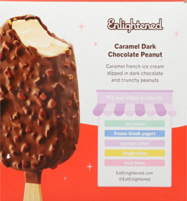 Enlightened Keto Ice Cream Dark Chocolate Peanut - 4-2.65 FZ - Image 6