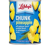 Libby Chunk Pineapple In Pineapple Juice Food - 20 OZ