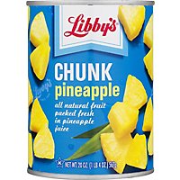Libby Chunk Pineapple In Pineapple Juice Food - 20 OZ - Image 1