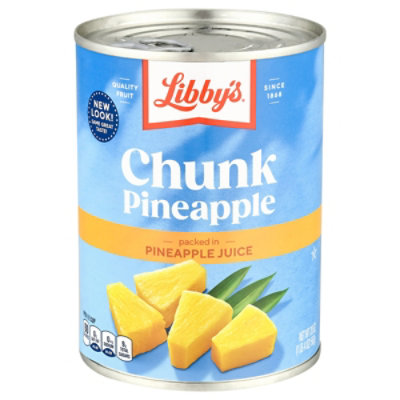 Libby Chunk Pineapple In Pineapple Juice Food - 20 OZ