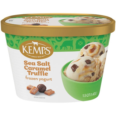 Kemps Sea Salt Caramel Truffle Frozen Yogurt - 48 Oz - Image 1