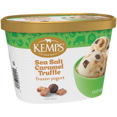 Kemps Sea Salt Caramel Truffle Frozen Yogurt - 48 Oz - Image 4