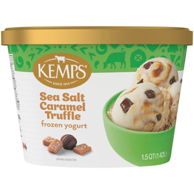 Kemps Sea Salt Caramel Truffle Frozen Yogurt - 48 Oz - Image 3