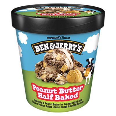 Ben & Jerry's Peanut Butter Half Baked Ice Cream - 16 Oz - Image 1