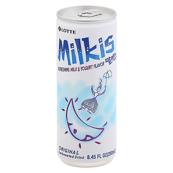 Lotte Milkis Original Milk and Yogurt Carbonated Drink - 8.45 Fl. Oz.
