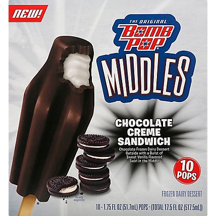 Bomb Pop Middles Chocolate Creme Sandwich - 10-1.75 FZ - Image 2