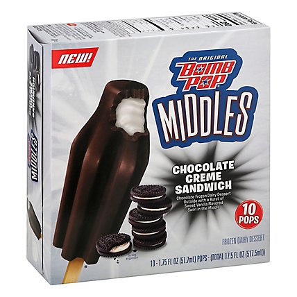 Bomb Pop Middles Chocolate Creme Sandwich - 10-1.75 FZ - Image 1