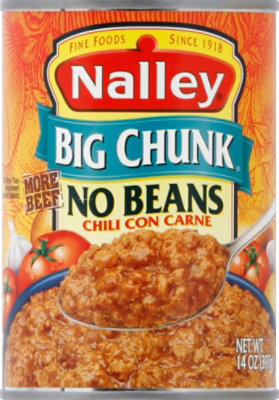 Nalley Big Chunk Chili Con Carne No Beans - 14 Oz - Image 1