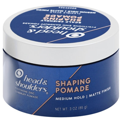 Head & Shoulders Shaping Pomade Matte Finish Medium Hold - 3 Oz