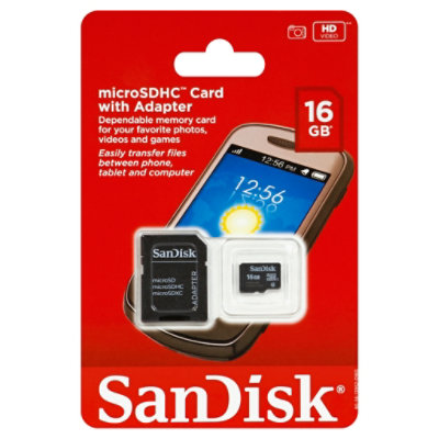 Sandisk Micro Sdhc Card 16gb - EA