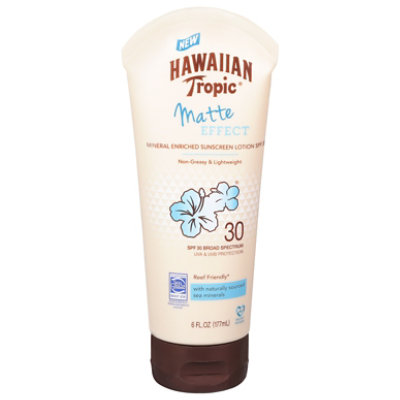 Hawiian Tropic Matte Effect Spf 30 Lotion - 6 FZ