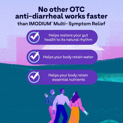 Imodium Multi Symptom Relief Caplets - 12 CT - Image 3