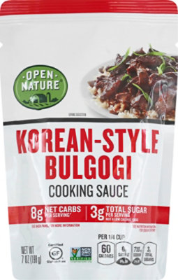 Open Nature Sauce Cooking Korean Style Bulgogi - 7 OZ - Image 2