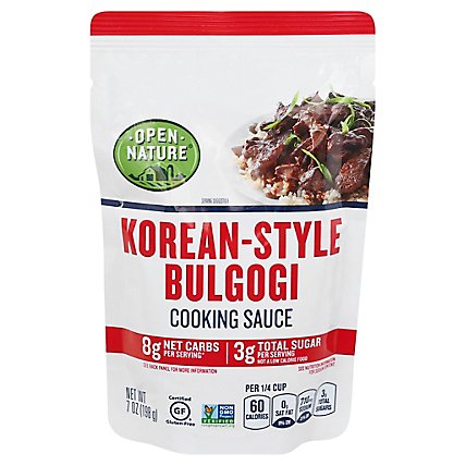 Open Nature Sauce Cooking Korean Style Bulgogi - 7 OZ - Image 1