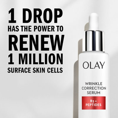 Olay Wrinkle Correction Serum With Vitamin B3+ Collagen Peptides - 1.3 Fl. Oz. - Image 2