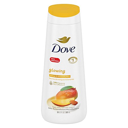 Dove Glowing Mango and Almond Butter Body Wash - 20 Oz - Image 3