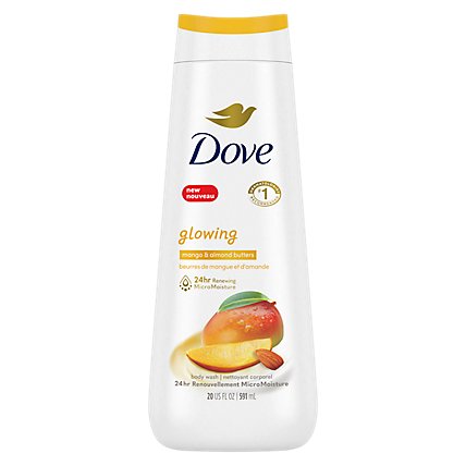 Dove Glowing Mango and Almond Butter Body Wash - 20 Oz - Image 2