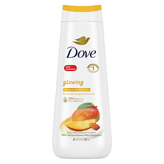 Dove Glowing Mango and Almond Butter Body Wash - 20 Oz