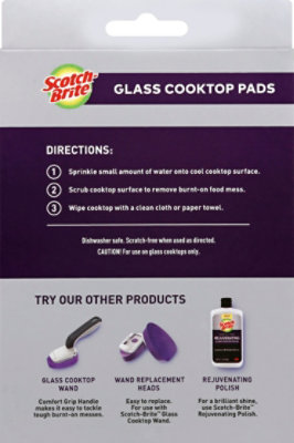 Scotch-brite Glass Cooktop Pads - 2 CT - Image 3