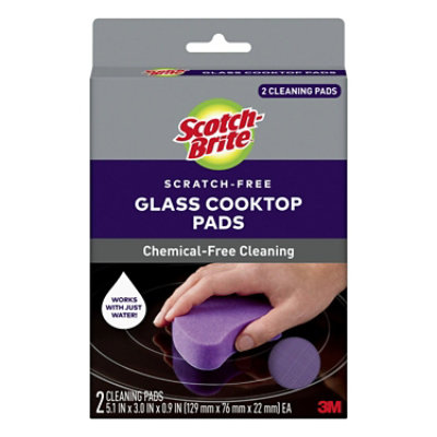 Scotch-brite Glass Cooktop Pads - 2 CT