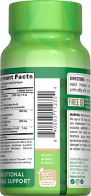 Nature's Truth Turmeric Curcumin 1600 mg - 60 Count - Image 6