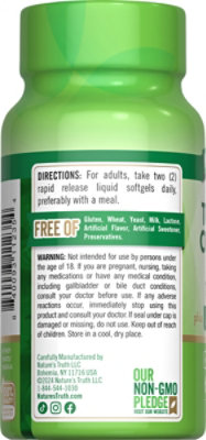 Nature's Truth Turmeric Curcumin 1600 mg - 60 Count - Image 3