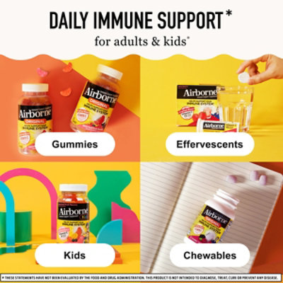 Airborne Assorted Fruit Gummies - 63 CT - Image 6