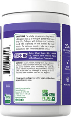 Nature's Truth Unflavored Multi Collagen Protein Powder - 9 Oz - Image 2