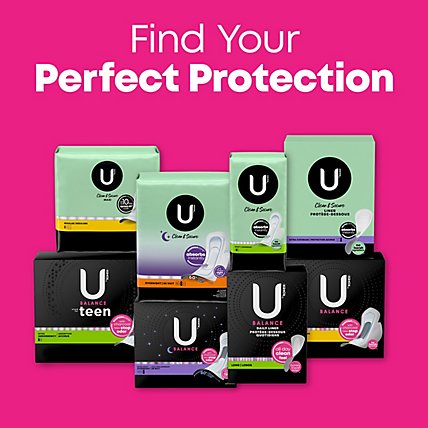 U by Kotex Teen Ultra Thin Unscented Overnight Feminine Pads With Wings - 24 Count - Image 4