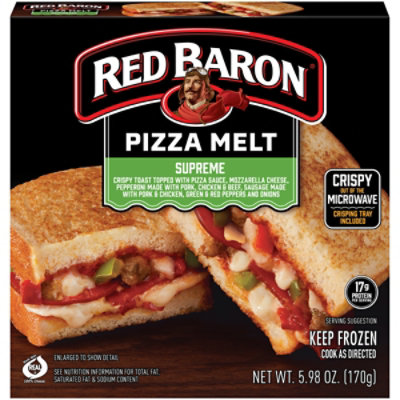 Red Baron Pizza Melt Pizza Supreme - 5.98 OZ - Image 1