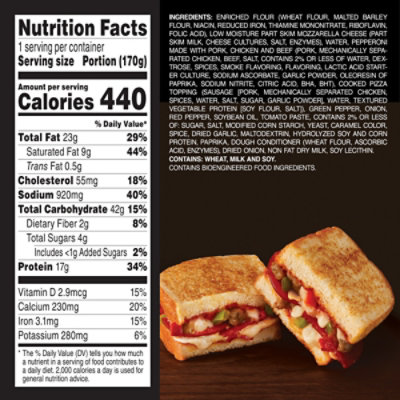 Red Baron Pizza Melt Pizza Supreme - 5.98 OZ - Image 3