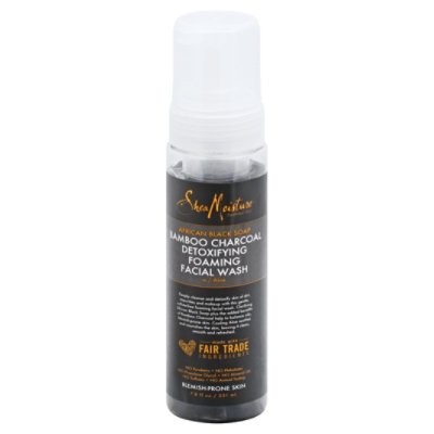 SheaMoisture African Black Bamboo Charcoal Facial Wash - 7.5 Oz - Image 1