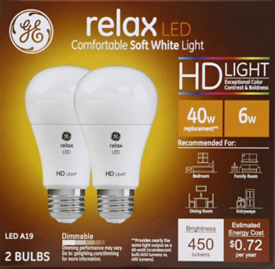 Ge 40w Eq Hd Relax Aline - 2 CT - Image 2