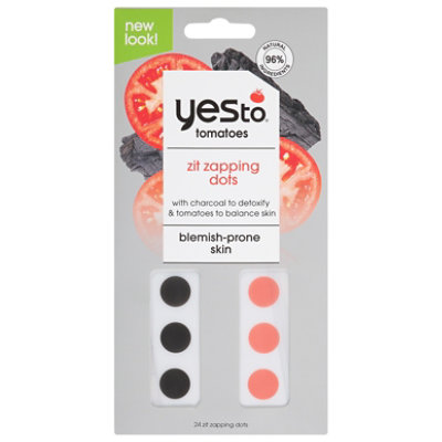 Yes To Tomatoes Detoxifying Charcoal Acne Fighting Dots - 24 CT