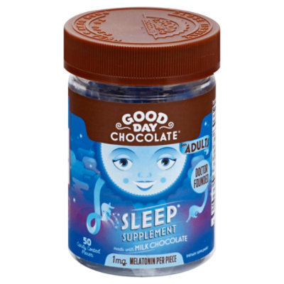 Good Day Chocolate Adult Sleep Supplement Chocolate - 50 CT