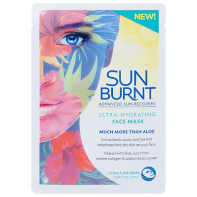 Sunburnt After Sun Face Mask .84 OZ Safeway