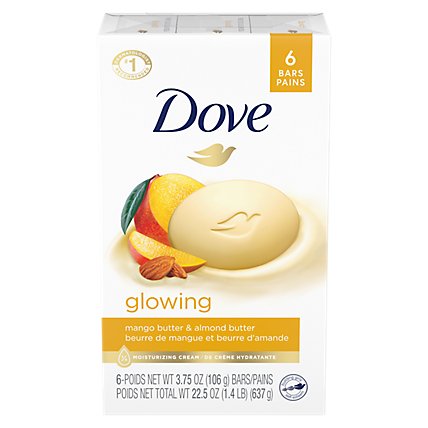 Dove Mango & Almond Butter Bar Soap - 6-3.75 OZ - Image 3