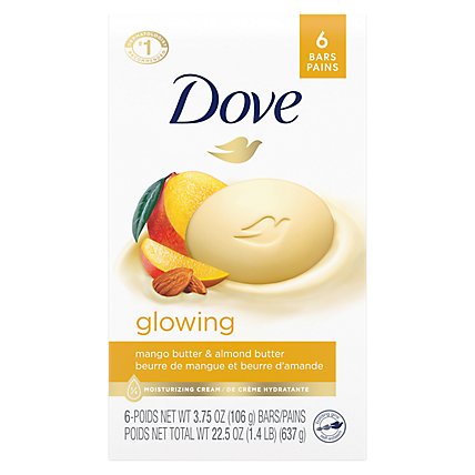 Dove Mango & Almond Butter Bar Soap - 6-3.75 OZ - Image 2