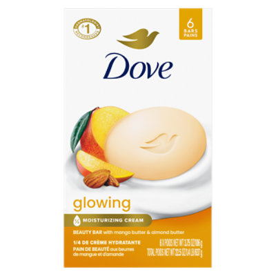Dove Mango & Almond Butter Bar Soap - 6-3.75 OZ