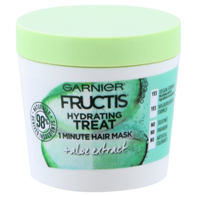 Garnier Hydrating Treat 1 Minute Hair Mask Aloe - 3.4 FZ - Image 3