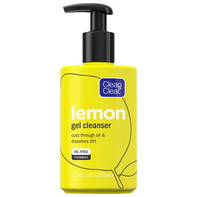 Clean & Clear Lemon Gel Cleanser - 7.5 FZ