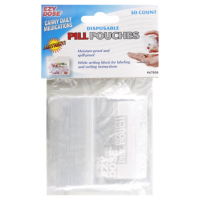 Ezy-Dose Pill Pouches - 50 pack