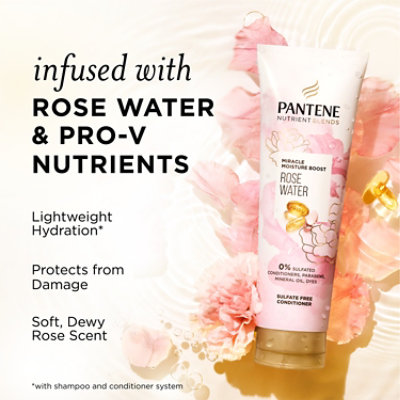 Pantene Rose Water Conditioner - 8 FZ - Image 2